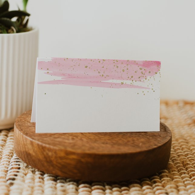 Cartes de Étiquette de nourriture pour buffet d'or (Créateur téléchargé)