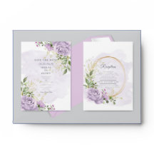 Cartes de Faire-part de mariage romantiques rose