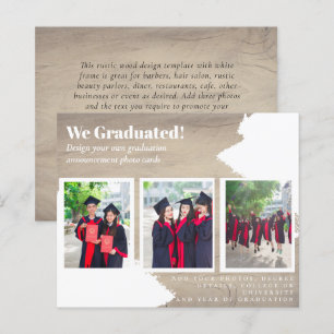 Cartes de Faire-part du collage photo BUDGET