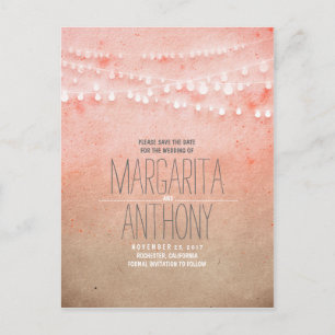 Cartes de faire-part élégantes rose blush ombré po