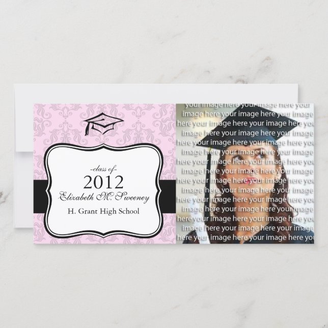 Cartes de Faire-part photo élégantes (Devant)