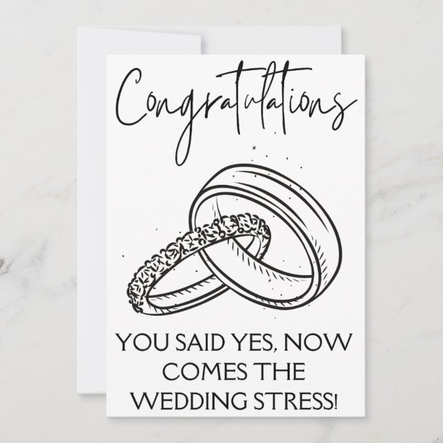 Cartes de félicitations fiançailles (Devant)