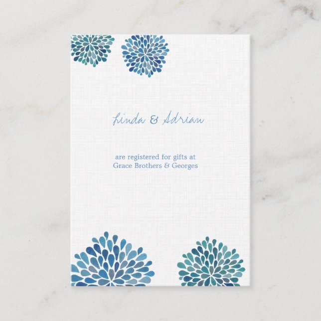 Cartes de fermeture Directions Registre Cartes de  (Devant)