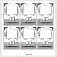 Cartes de fête autocollants pour planificateurs ou