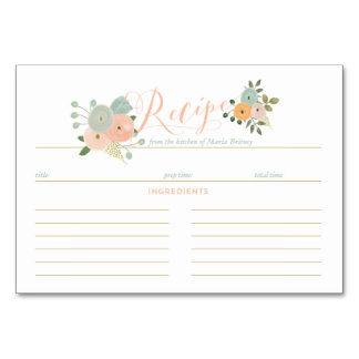 Cartes de Fête des mariées Boho Recette