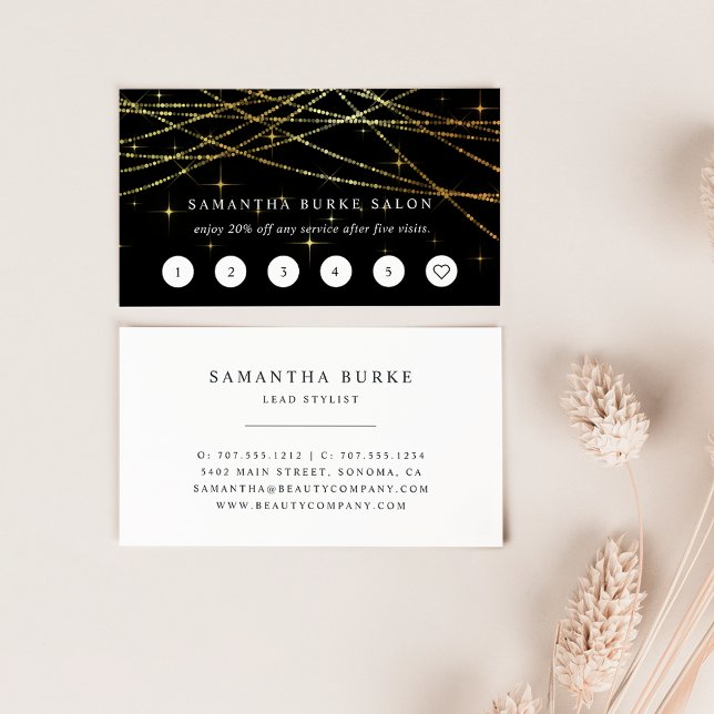 Cartes de fidélité Golden Garland (Créateur téléchargé)