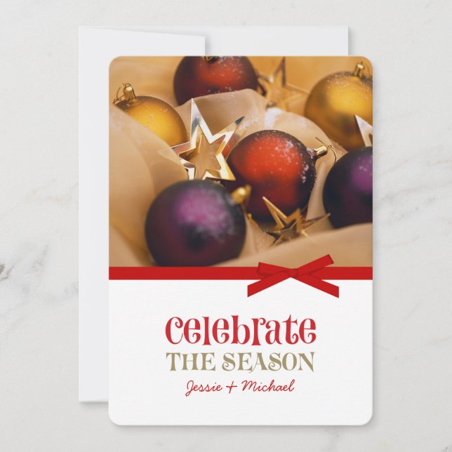 Cartes de fin de année de Noël (Devant)