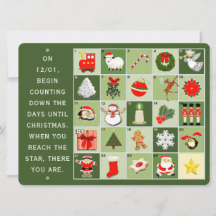 Cartes de fin de année de Noël de famille créatifs