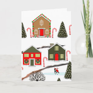 Cartes de fin de année de Noël de hockey