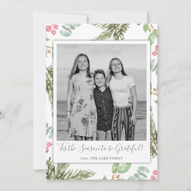 Cartes de fin de année de photos, cartes de Noël p (Devant)