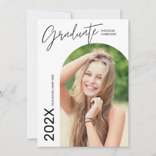 Cartes de fin d'études avec photo personnalisée