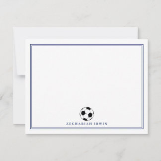 Cartes de foot personnalisées Papeterie de footbal