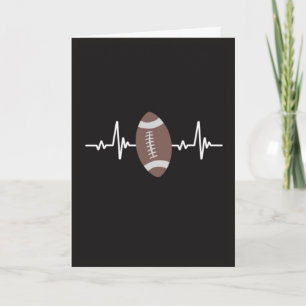 Cartes de football d'automne pour lui garçons de s