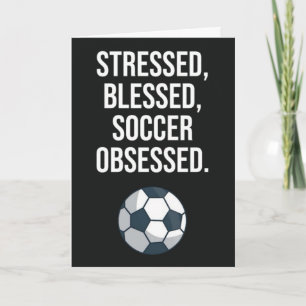 Cartes de football drôles et mignonnes pour enfant