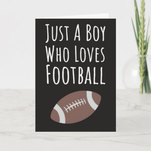 Cartes de football mignonnes pour enfants garçons