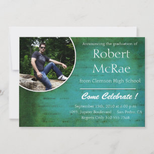 Cartes de graduation photo Hep-Grunge