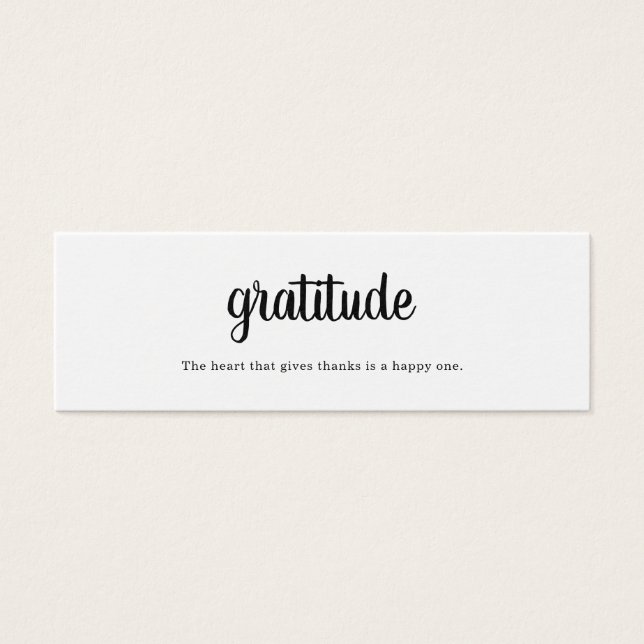 Cartes de gratitude pour votre pot de gratitude (Devant)