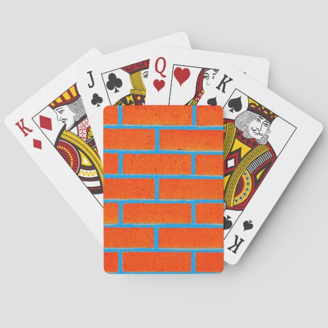 Cartes De Jeu À Mur De Brick (dos)