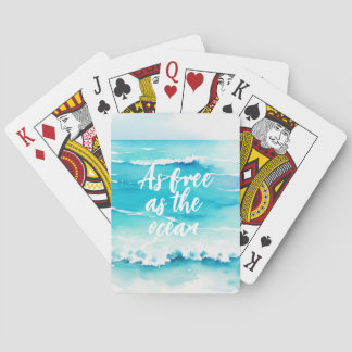 Cartes De Jeu À Thème Océane