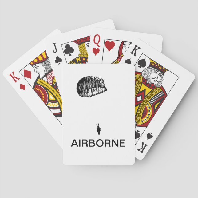Cartes de jeu aéroportées (dos)
