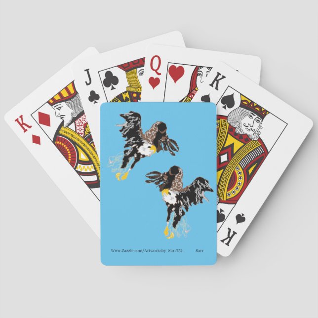 CARTES DE JEU : AMERICAN BALD EAGLE (dos)