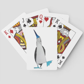 Cartes de jeu aux pieds bleues d'idiot (gauches)