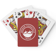 Cartes de jeu avec le logo