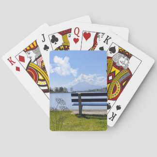 Cartes de jeu avec motif de mer et de banque