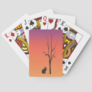 Cartes de jeu Black Cat