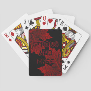 Cartes de jeu Canada Personnalisées Cartes de souv