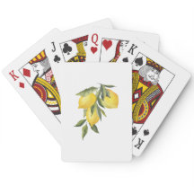 Cartes de Jeu Classique - Arrière - plan Citron