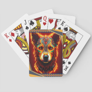 Cartes de jeu classique avec couleur Chiens de Whi