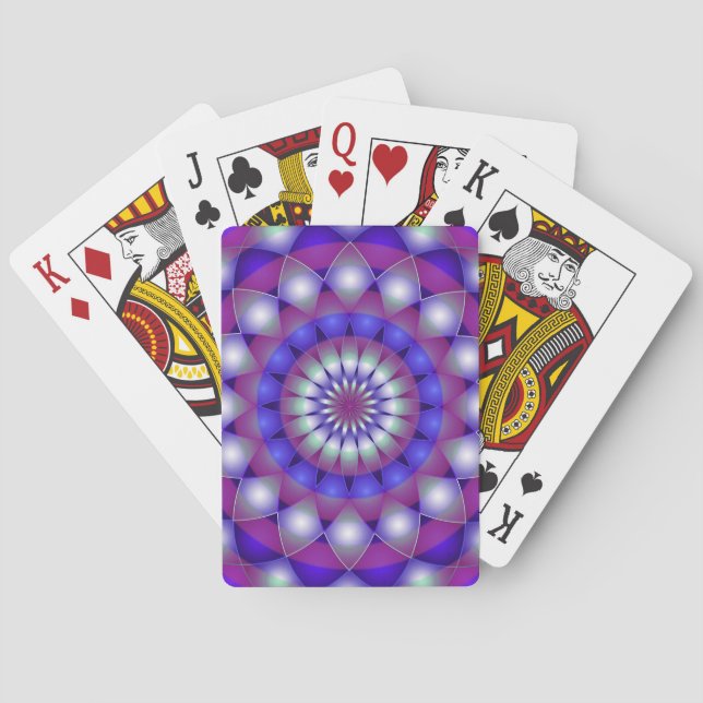 Cartes de Jeu Classique Mandala (dos)