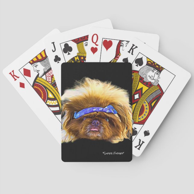 Cartes de Jeu Classique Pekingese (dos)