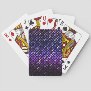 Cartes de Jeu Classique Violet Crystal Bling Stras