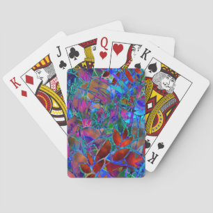 Cartes de Jeu Classiques Verre Abstrait