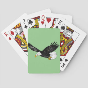 Cartes de jeu d'aigle à tête blanche - Choisir la 