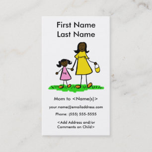 Cartes de jeu d'appel personnalisées pour la maman