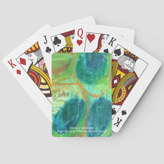 CARTES DE JEU D'ART À Double Signification (dos)