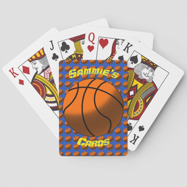Cartes de jeu de basket-ball (dos)