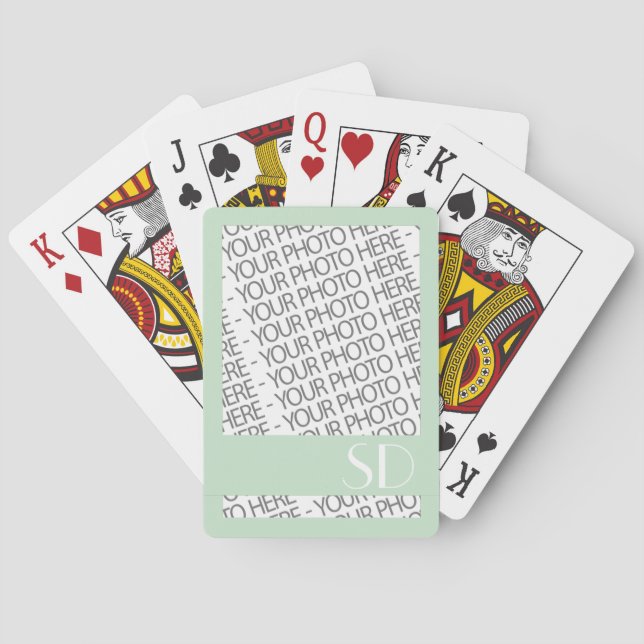 Cartes de jeu de bicyclette, photo et modèle de (dos)