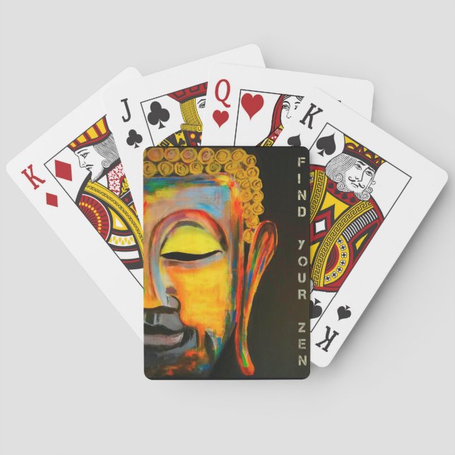 Cartes de jeu de Bouddha (dos)