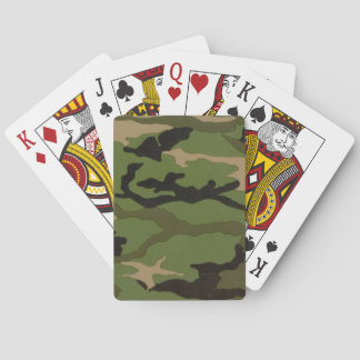 Cartes De Jeu De Camo Woodland
