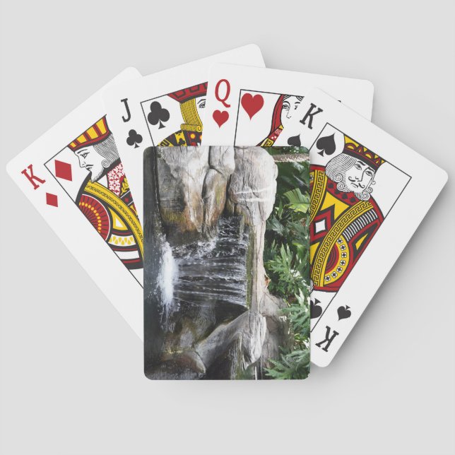 Cartes de jeu de cascade (dos)