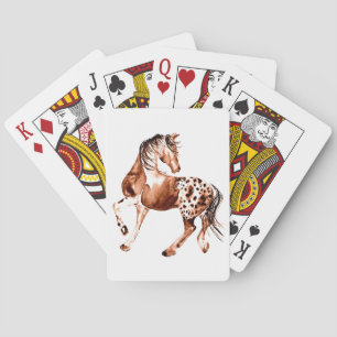 Cartes de jeu de cheval d'Appaloosa
