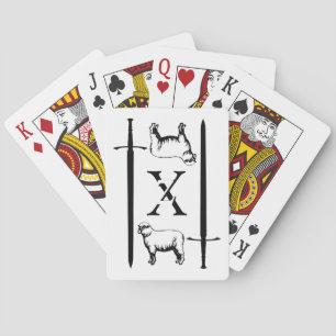 Cartes de jeu de Chi de Zeta
