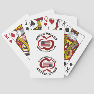 Cartes de jeu de club de vieillards de vallée