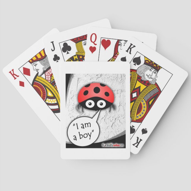 Cartes de jeu de coccinelle (dos)