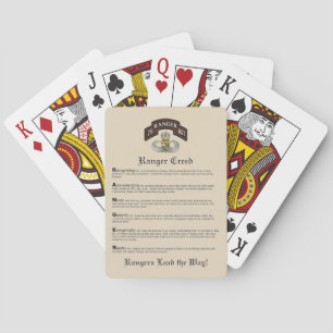 Cartes de jeu de croyance de garde forestière