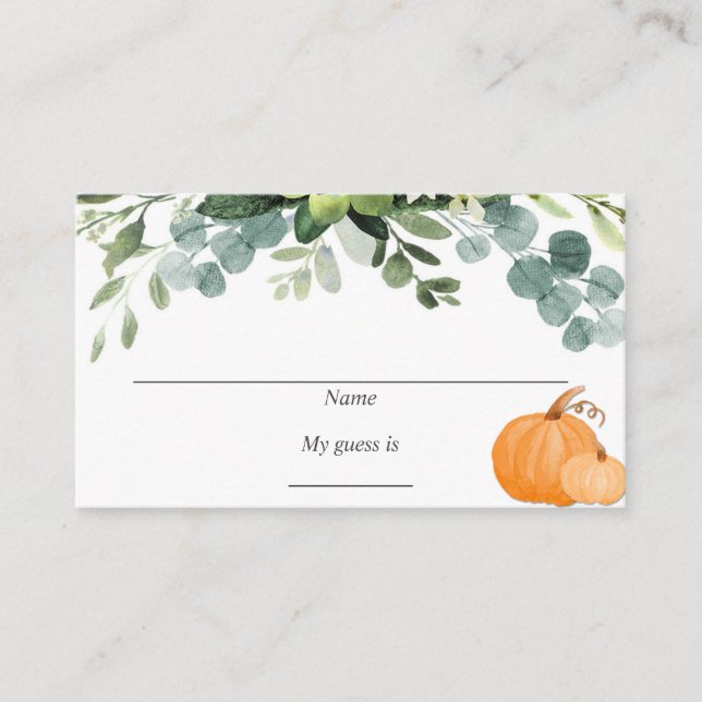 Cartes de jeu de devinette de bonbons (Devant)